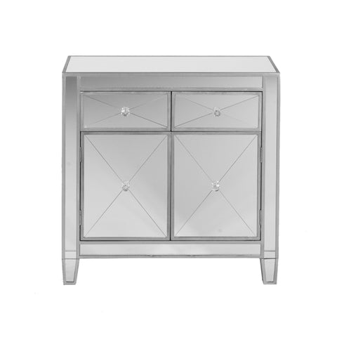Image of Ultra chic mirrored accent cabinet Image 7