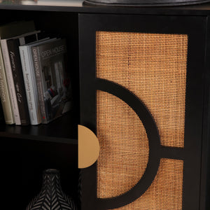 Elevated black accent cabinet  Image 5