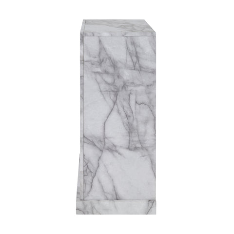Image of Faux marble electric fireplace Image 5