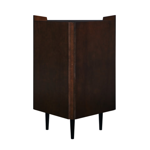 Image of Corner home bar cabinet with storage Image 8