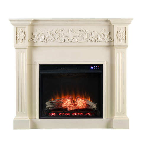 Image of Timelessly designed electric fireplace with touch screen Image 5