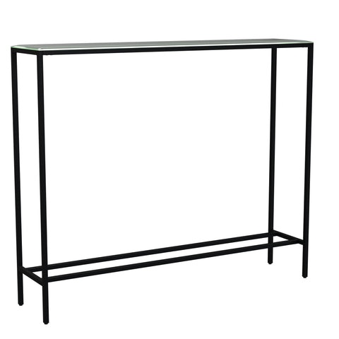 Image of Narrow console table with mirrored top Image 3