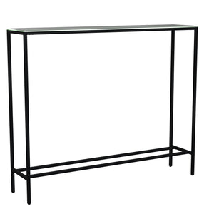 Narrow console table with mirrored top Image 3