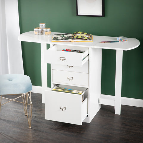 Image of Small space desk with adjustable tabletop Image 2