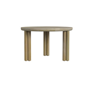 Round, artisanal-style coffee table Image 4