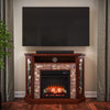 Electric firepace with touch screen and faux stone surround Image 1