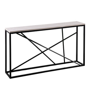 Faux marble console table Image 8