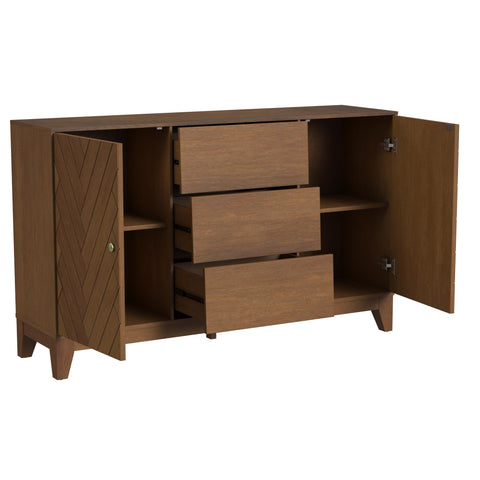 Image of Midcentury accent cabinet with storage Image 7