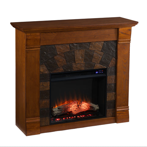 Image of Handsome electric fireplace TV stand Image 10