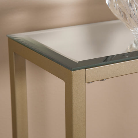 Image of Narrow console table with mirrored top Image 9