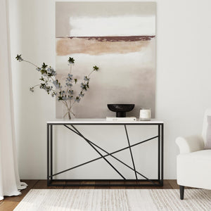 Faux marble console table Image 1