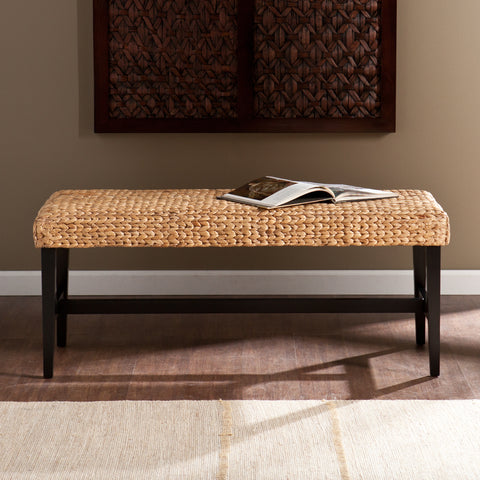 Image of Accent bench w/ natural seat Image 1