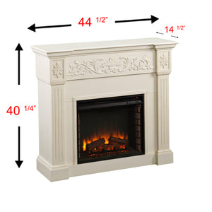 Timelessly designed electric fireplace Image 9