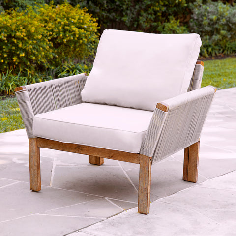 Image of Patio accent chair w/ cushions Image 1