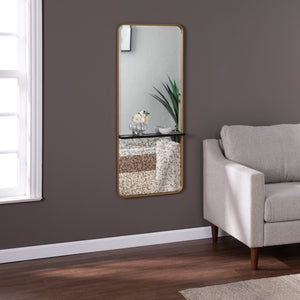 Decorative hanging mirror with storage Image 1