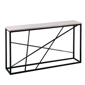 Faux marble console table Image 4