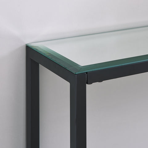 Image of Narrow console table with mirrored top Image 8