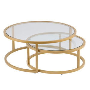 Set of 2 nesting coffee tables Image 10