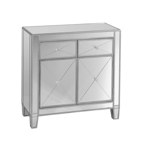 Image of Ultra chic mirrored accent cabinet Image 6