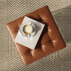 Modern upholstered ottoman Image 2