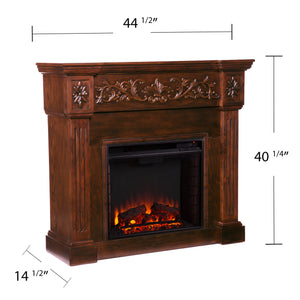 Timelessly designed electric fireplace Image 6