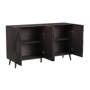Four-door accent cabinet with storage Image 6