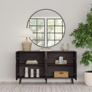 Four-door accent cabinet with storage Image 3