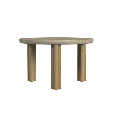Image of Round, artisanal-style coffee table Image 6