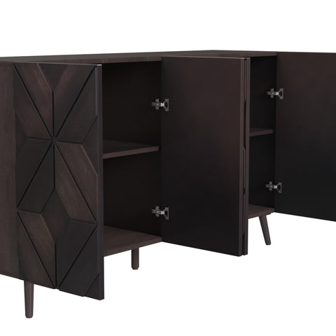 Image of Four-door accent cabinet with storage Image 8