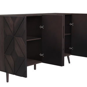 Four-door accent cabinet with storage Image 8