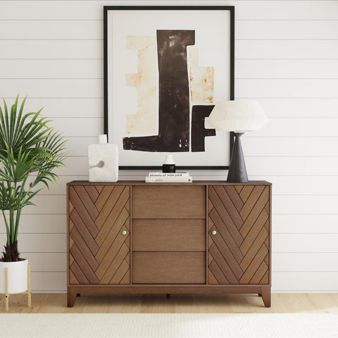 Image of Midcentury accent cabinet with storage Image 1