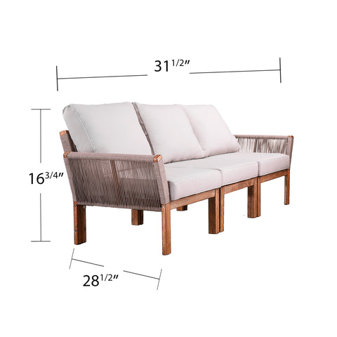 Image of Outdoor seating set w/ coffee table Image 8