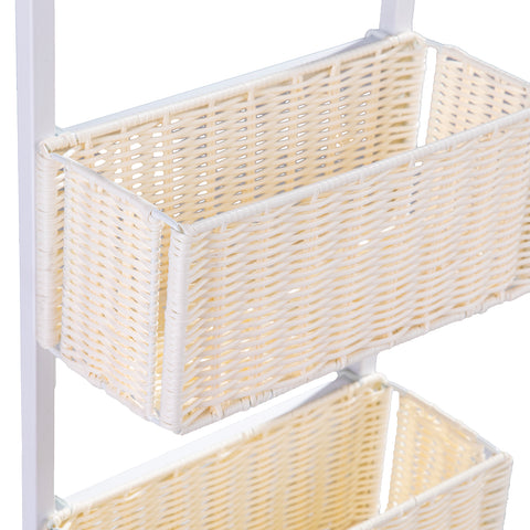 Image of Cortovo Over-The-Door 3-Tier Basket Storage - White