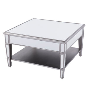 Mirrored coffee table w/ storage Image 9