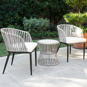 Pair of casual patio chairs Image 3