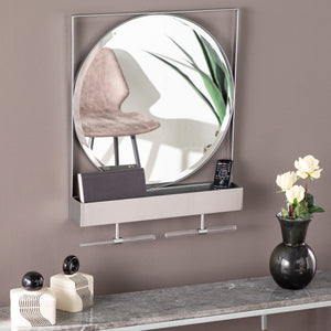 Unique hanging mirror w/ storage Image 3