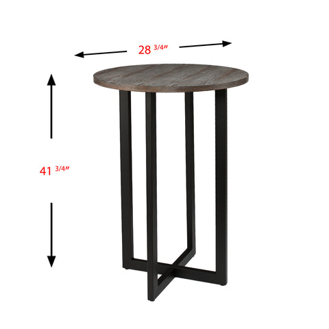 Round bar-height dining table Image 8