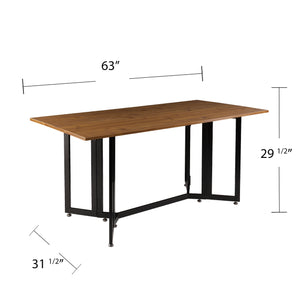 Versatile drop-leaf dining table Image 7