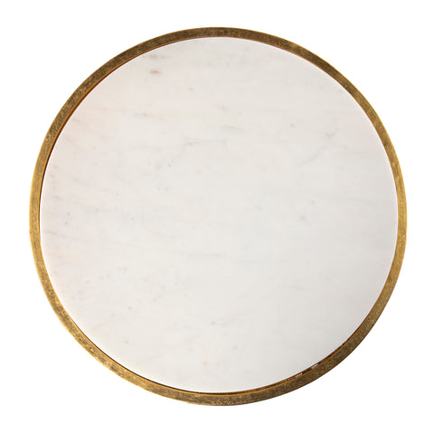 Image of Marble-top side table Image 6