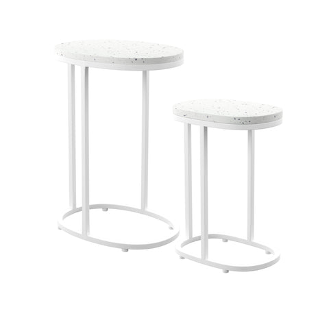 Pair of matching outdoor accent tables Image 7