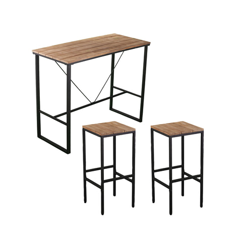 Backless barstools and matching bar-height table Image 3