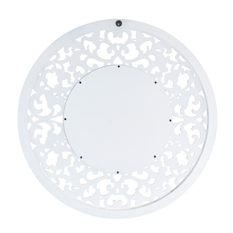 Image of Round mirror with decorative trim Image 5