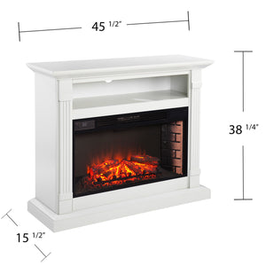 Widescreen media fireplace Image 7