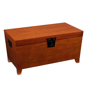 Trunk style coffee table with storage Image 4
