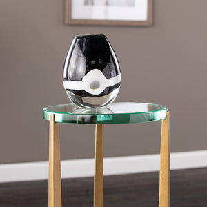 Accent table with glass tabletop Image 7