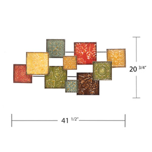 Decorative wall art with multicolor squares Image 6