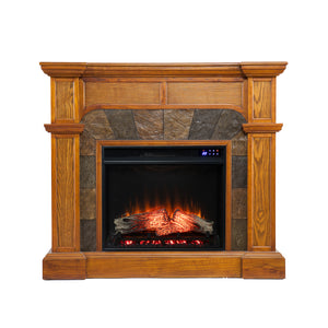 Corner convenient electric fireplace TV stand Image 4