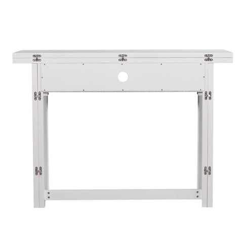 Image of Sofa table converts to breakfast table Image 7