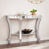 Mirrored console table w/ display storage Image 1