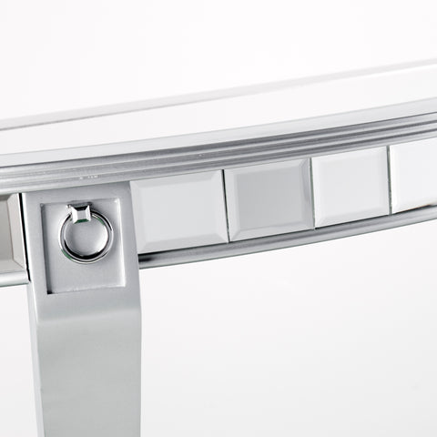 Image of Mirrored console table w/ display storage Image 9